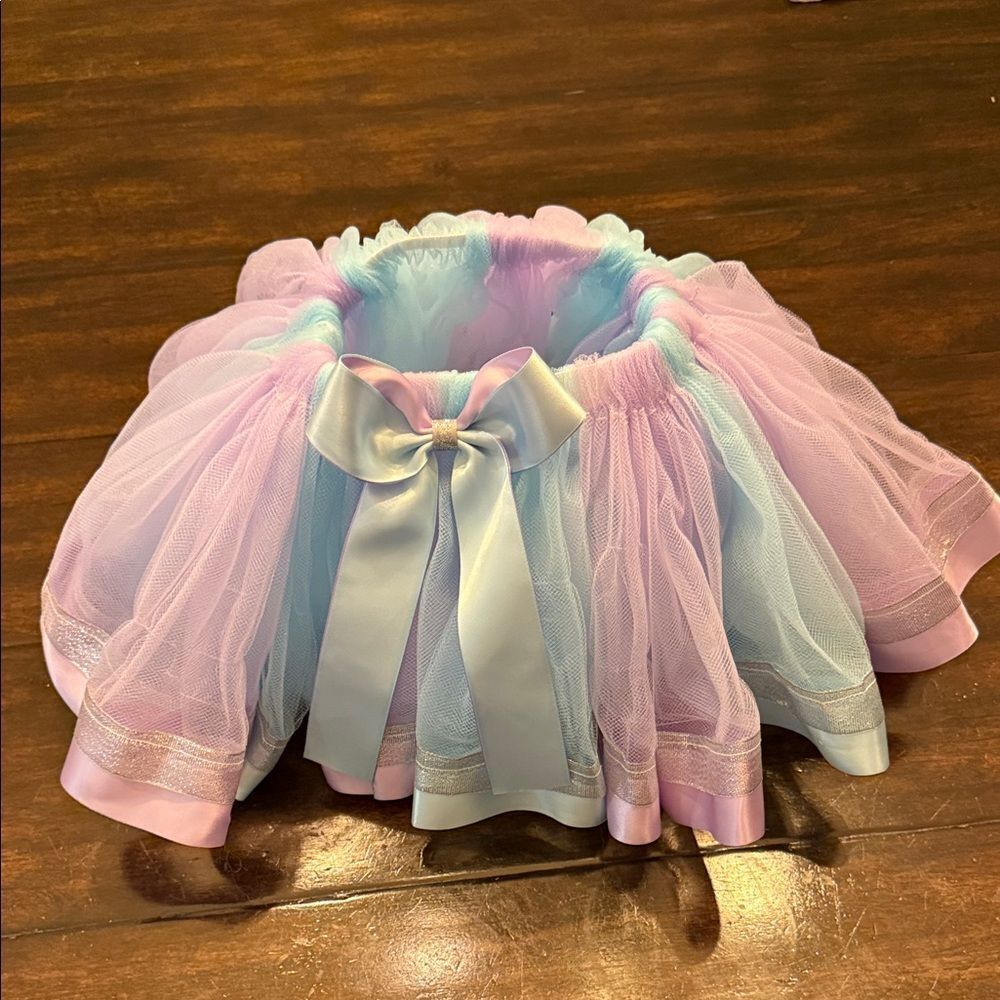 Pastel Tulle Skirt with Bow